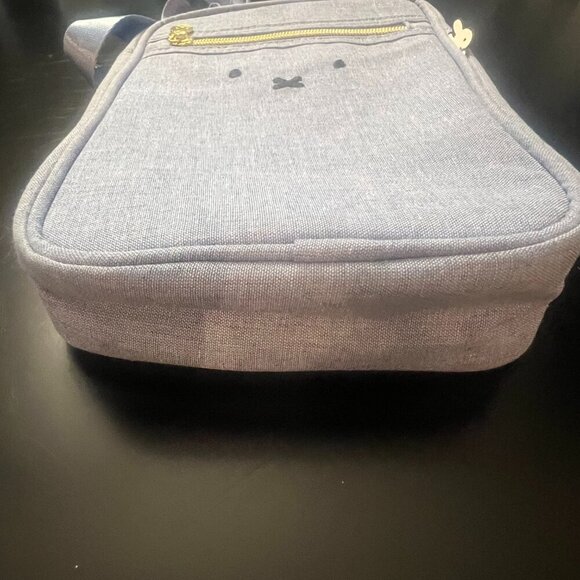 Miffy Vertical Shoulder Bag Face Light Blue Siffler Limited Dick Bruna EUC - Picture 6 of 8